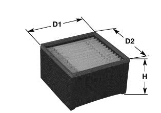 CLEAN FILTERS Kütusefilter MG3607